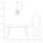 Hängelampe MAGUSE Metall Gold