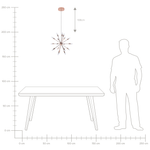 Hängelampe MAGUSE Metall Kupfer