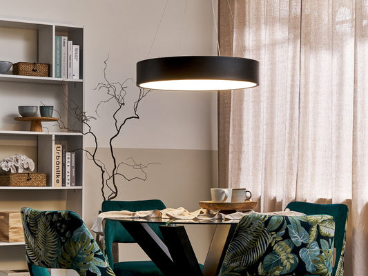 LED Hängelampe LENYA Metall Schwarz