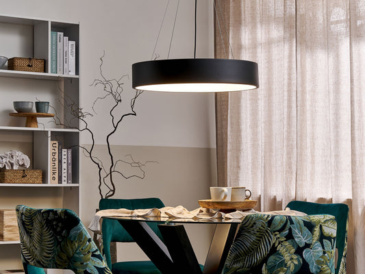 LED Hängelampe BALILI Metall Schwarz