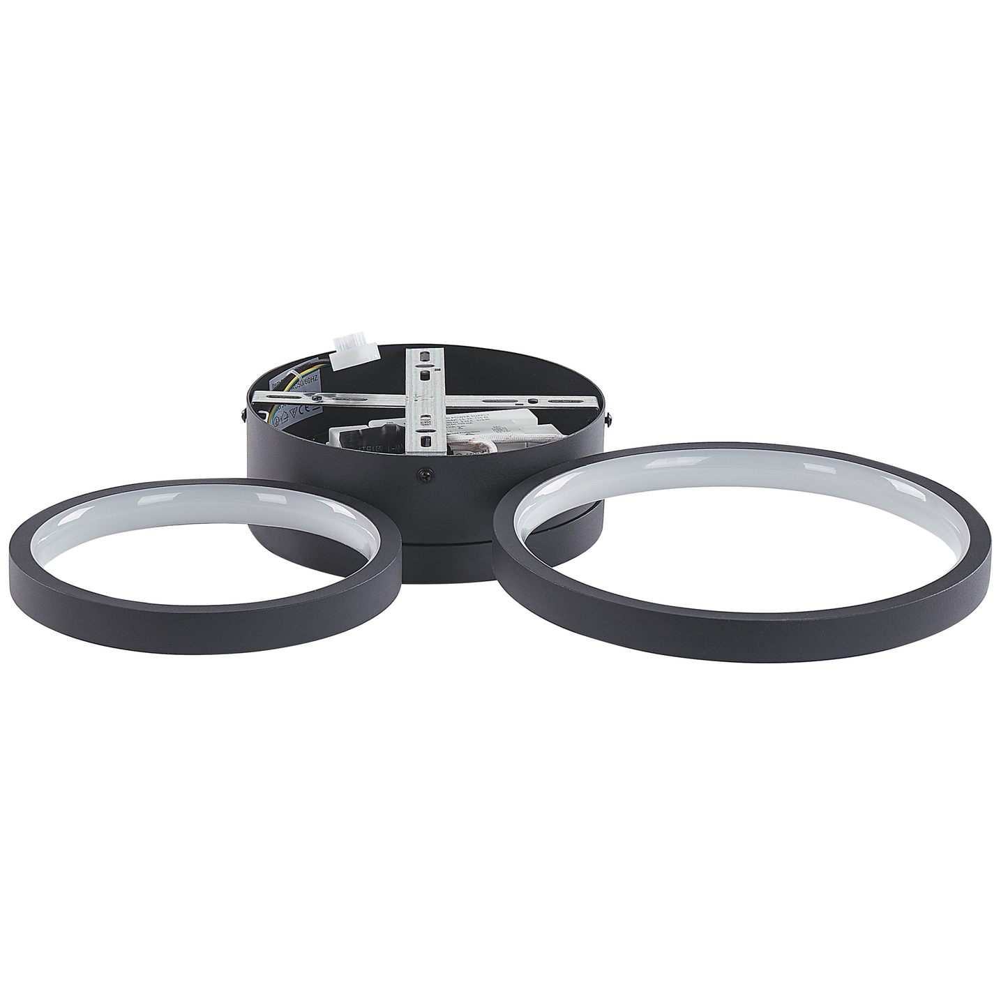 LED Deckenlampe AGNAT Metall Schwarz