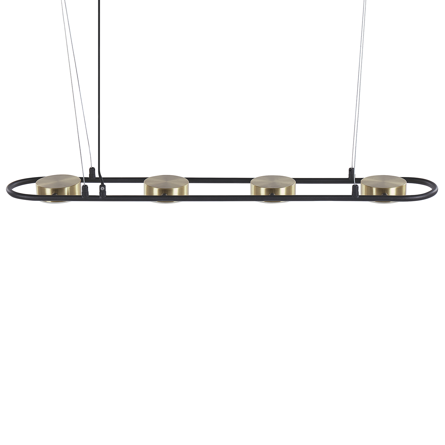 LED Hängelampe MALI Metall Schwarz