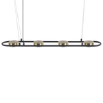 LED Hängelampe MALI Metall Schwarz