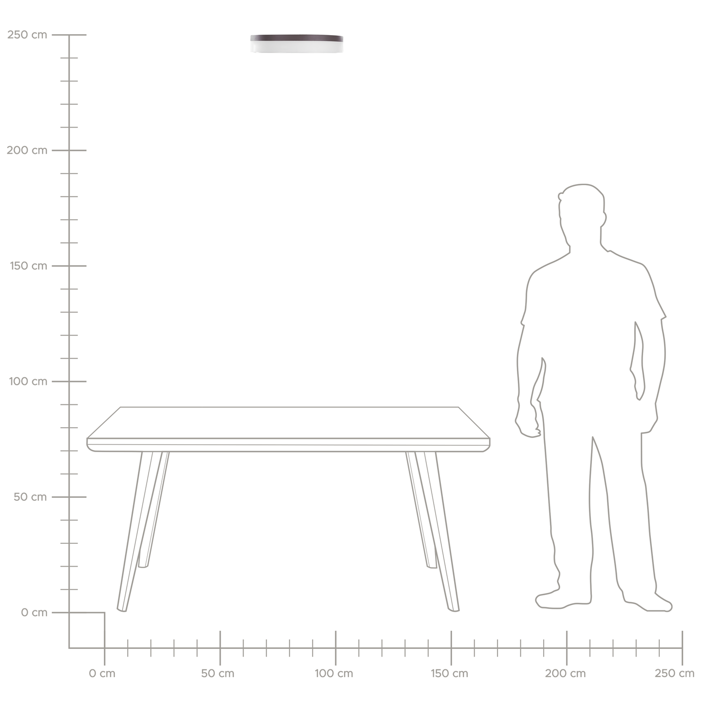 LED Deckenlampe SAKAE Metall Weiss