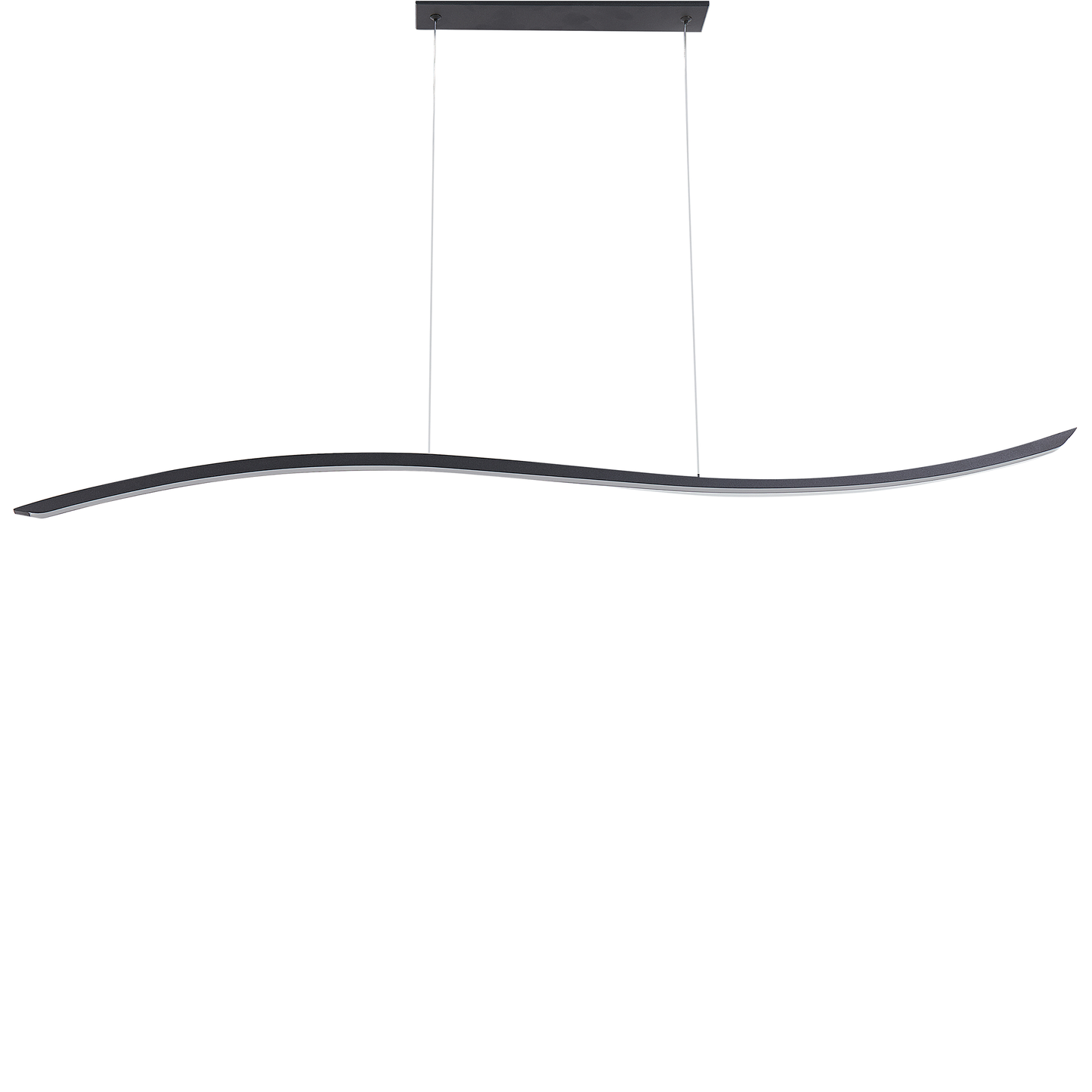 LED Hängelampe CALAO Metall Schwarz