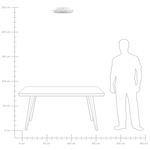 LED Deckenlampe TAPING Metall Gold