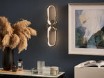 LED Wandlampe KRANG Metall Silber