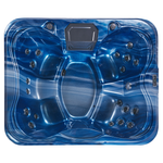 Outdoor Whirlpool mit LED ARCELIA Blau