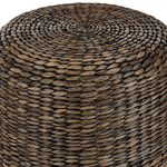 Pouf Wasserhyazinthe braun ⌀ 40 cm BICHIR