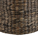Pouf Wasserhyazinthe braun ⌀ 40 cm BICHIR