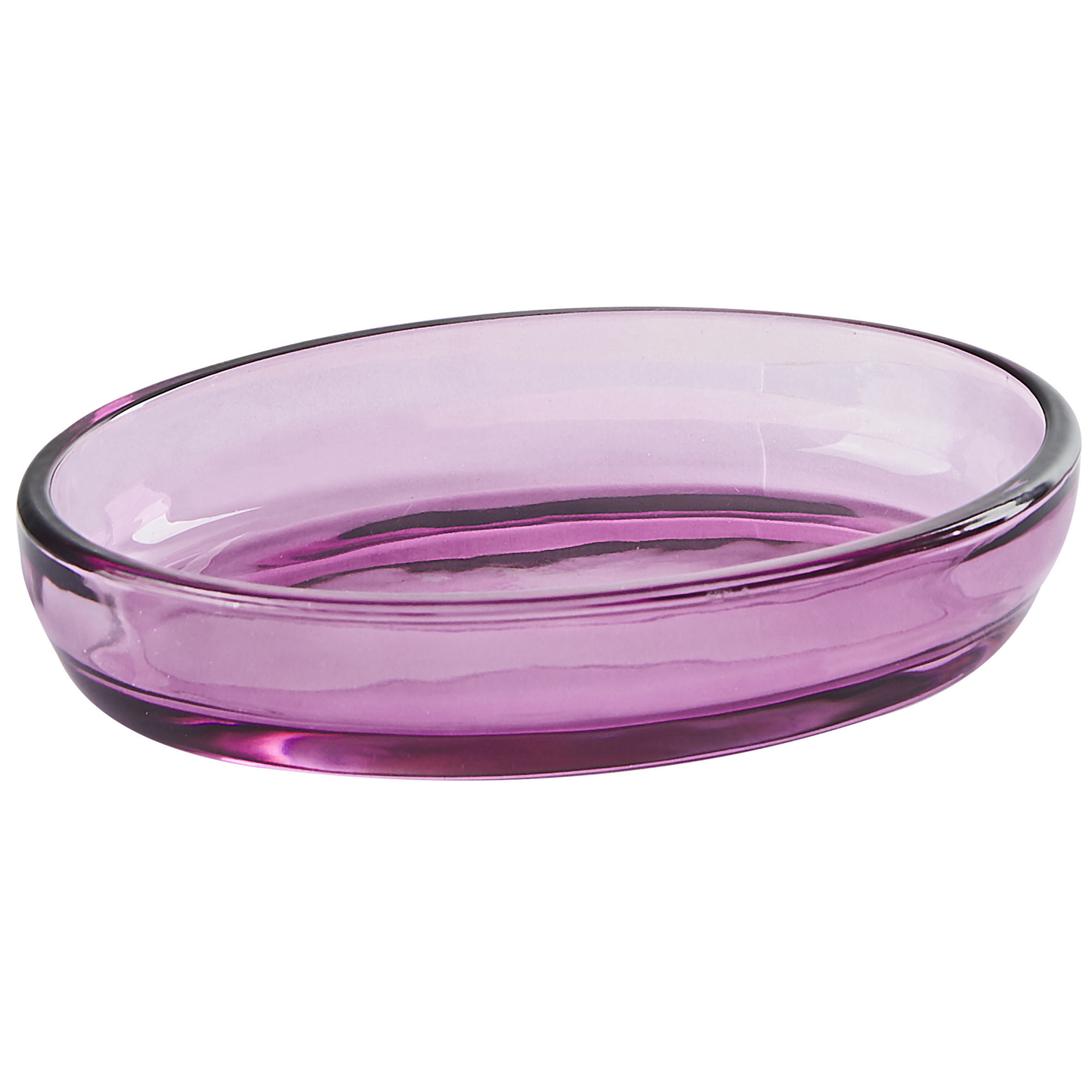 Badaccessoires Set 4-teilig ROANA Glas Violett