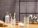 Badaccessoires Set 4-teilig TAPIA Glas Transparent