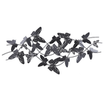 Wandobjekt Schmetterling GALLIUM Metall 53 cm Bunt