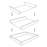 Schaumstoffrahmen für Softside Wasserbetten 160 x 200 cm SIMPLE