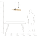 Hängelampe FLOYD Bambusholz Hellbraun