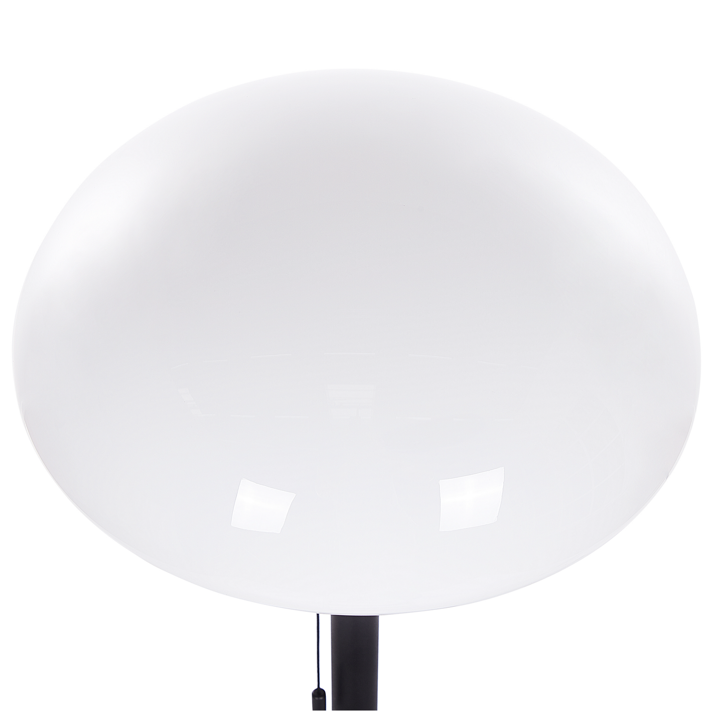 Stehlampe Metall schwarz / weiss / gold 150 cm rund MINIJA