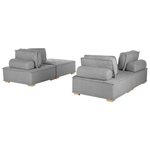 Sofa Set grau 4-Sitzer TIBRO