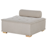 Sofa Set Polsterbezug helles Beige 4-Sitzer TIBRO