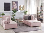 Sofa Set Polsterbezug rosa 4-Sitzer TIBRO