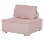 Sofa Set Polsterbezug rosa 4-Sitzer TIBRO