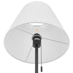 Stehlampe schwarz / weiss 148 cm Kegelform TORYSA
