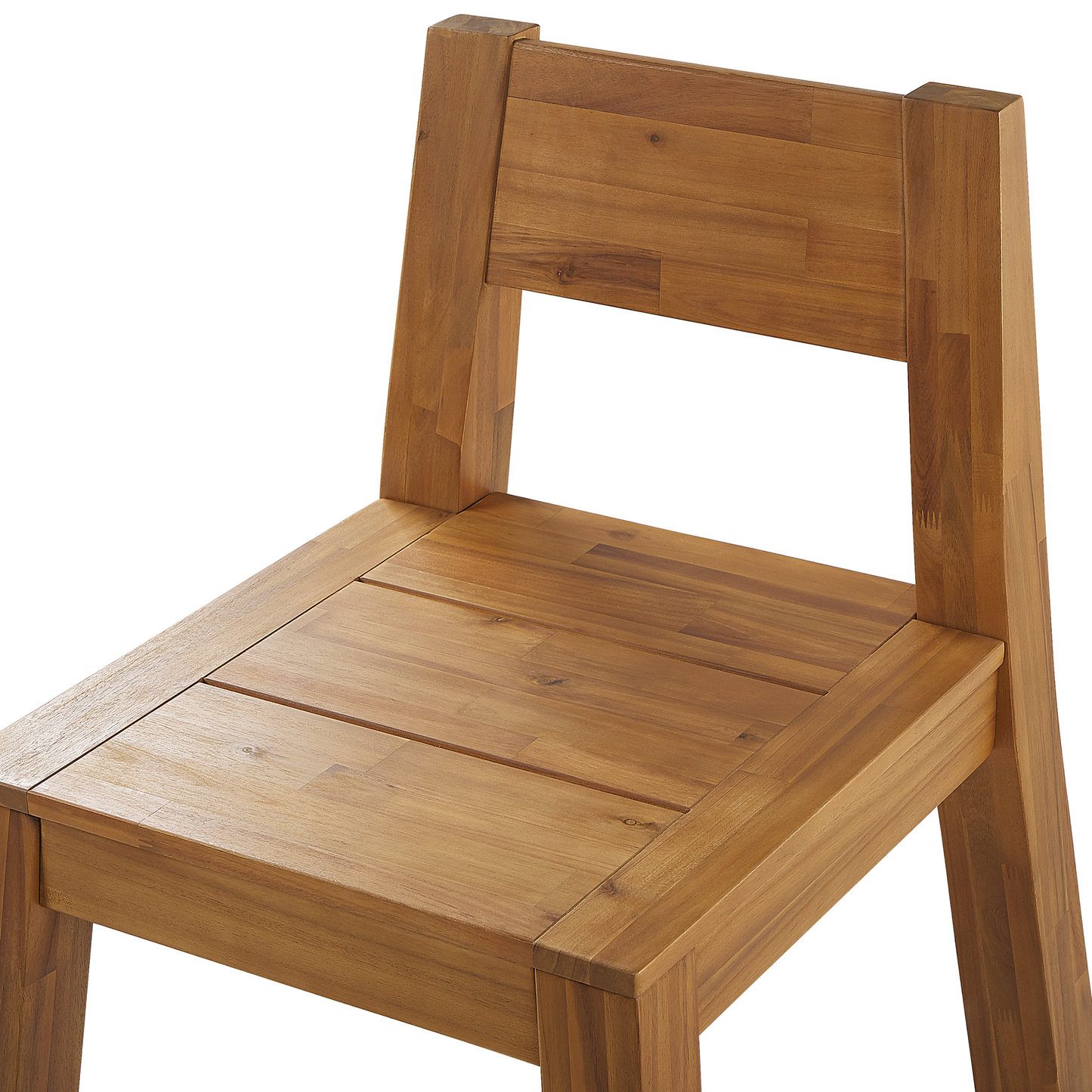 Gartenstuhl 6er Set LIVORNO Akazienholz Braun