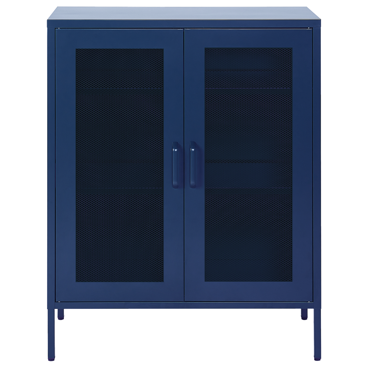Schrank WAKATIPU Metall 102 cm Marineblau