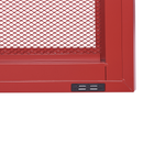 Schrank WAKATIPU Metall 102 cm Rot