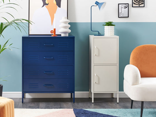 Kommode ENAGO Metall Marineblau