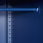 Büroschrank VARNA Metall Marineblau