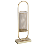 Kerzenständer BOHOL Metall 53 cm Gold