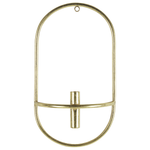 Wandkerzenhalter 2er Set CAVIANA Metall 38 cm Gold