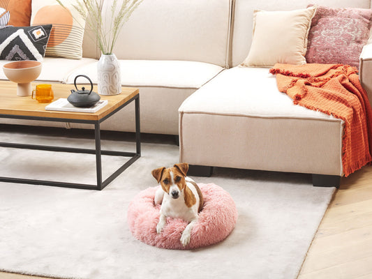 Tierbett KULU Webpelz Rosa