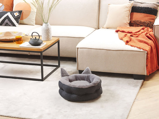 Tierbett KEPEZ Stoff Grau
