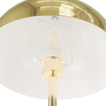 Tischlampe Metall gold glänzend 64 cm rund MACASIA