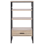 Bücherregal mit 3 Fächern KEENE 101 cm Hellbraun