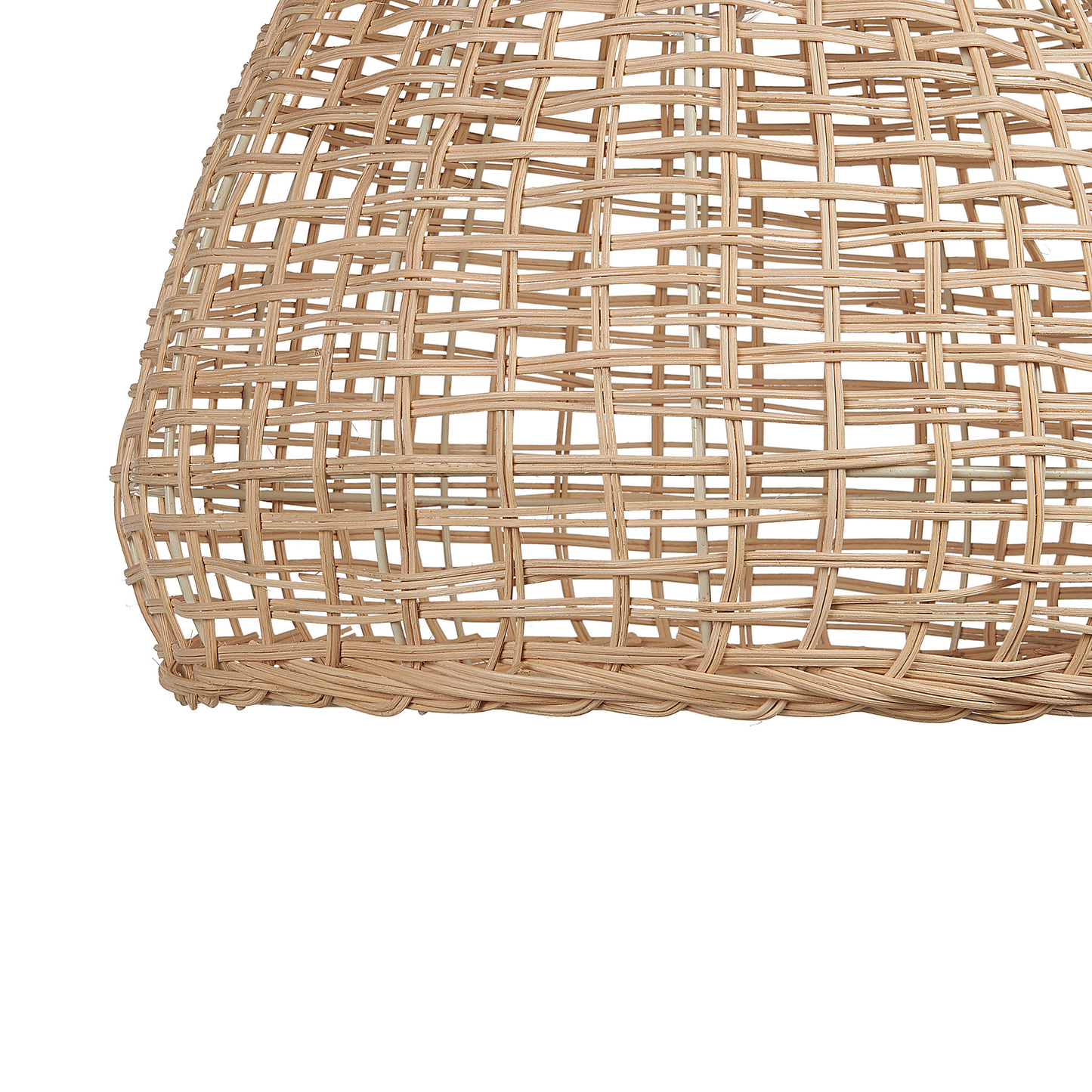 Hängelampe SAKENI Rattan Naturfarben