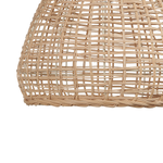 Hängelampe SAKENI Rattan Naturfarben