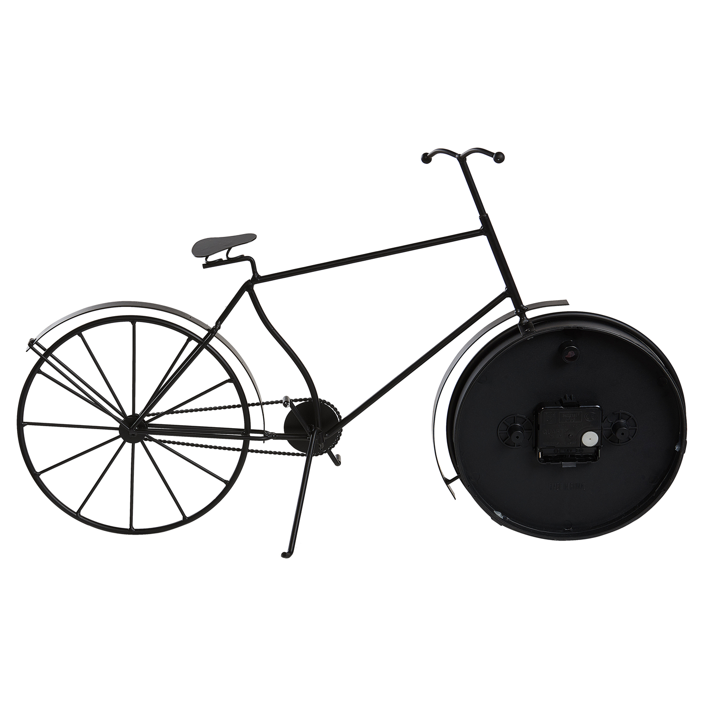 Tischuhr LILLO 59 cm Metall Schwarz