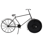Tischuhr LILLO 59 cm Metall Schwarz