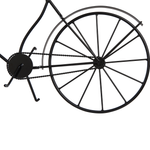 Tischuhr LILLO 59 cm Metall Schwarz