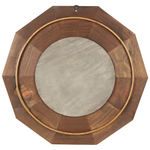 Wandspiegel ASEM 60 cm 60 cm Holz Braun