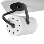 Strahler 4-flammig KLIP verstellbar Metall Weiss