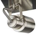 Strahler 4-flammig BONTE verstellbar Metall Silber