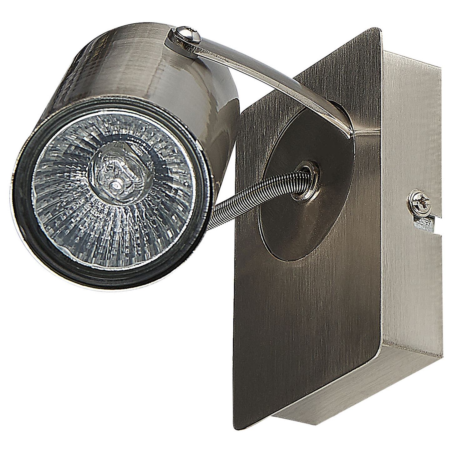 Strahler 2er Set KLIP verstellbar Metall Silber
