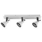 Strahler 3-flammig BARO verstellbar Metall Weiss