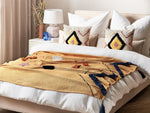 Kuscheldecke SHIMLA Baumwolle 130 x 180 cm Orange