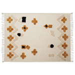 Kuscheldecke ADONI Baumwolle 130 x 180 cm Beige