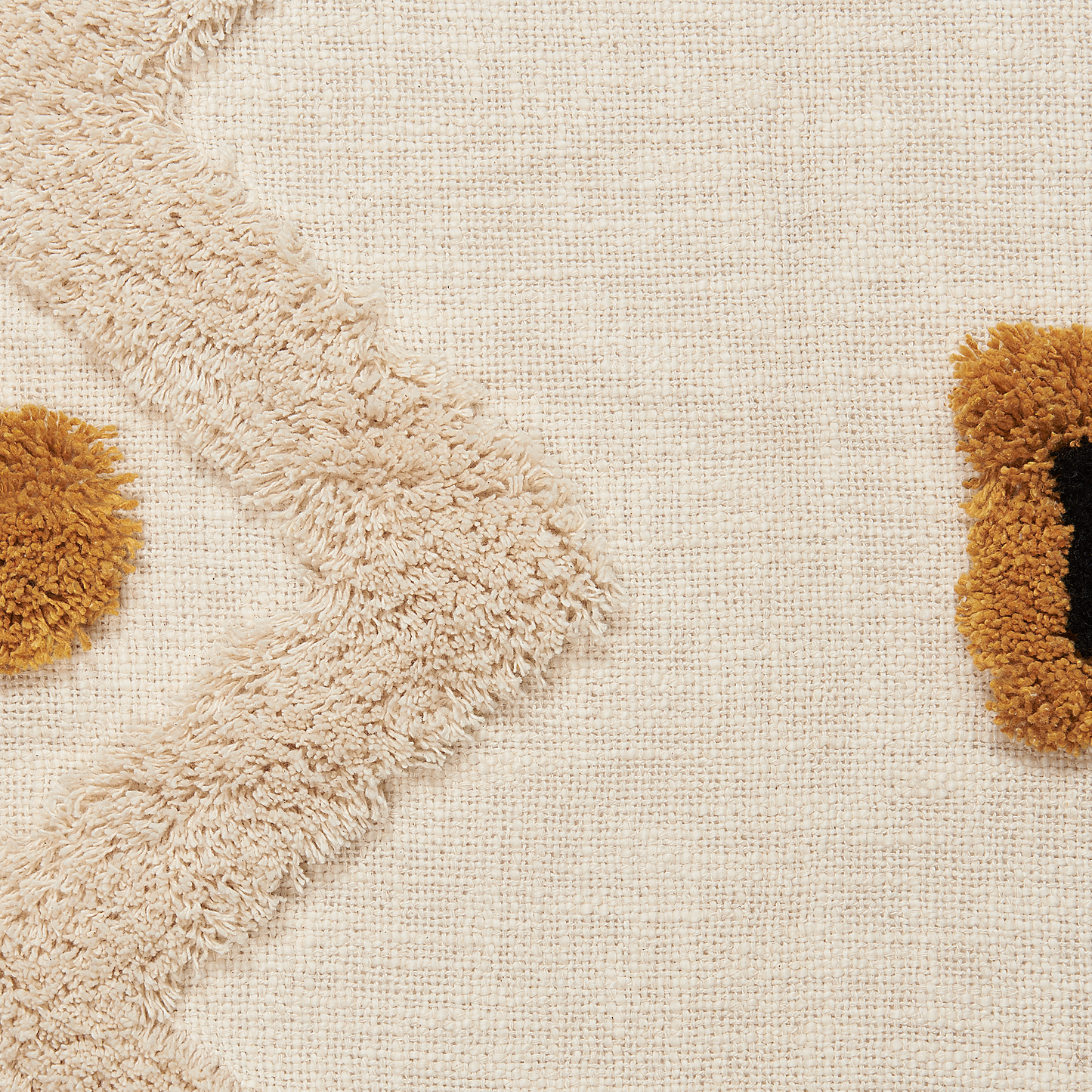 Kuscheldecke ADONI Baumwolle 130 x 180 cm Beige