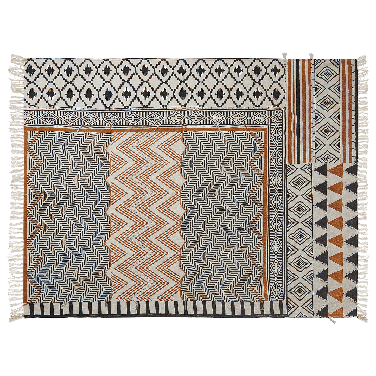 Kuscheldecke PRODDATUR Baumwolle 130 x 180 cm Bunt
